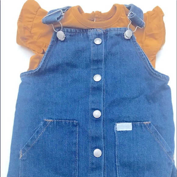 7 For All Mankind Other - 7 for all mankind 24 month Denim jumper set